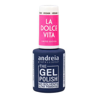 Gel-neglelak Andreia La Dolce Vita DV5 Vibrant Pink 10,5 ml