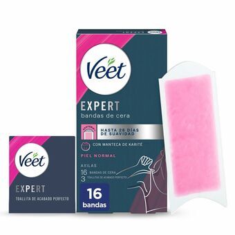 Bandas Depilatórias Corporais Veet Expert Armhuler (16 enheder)