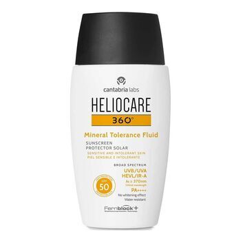 Solcreme til ansigtet Heliocare 360° Mineral Tolerance Fluid Spf 50 50 ml