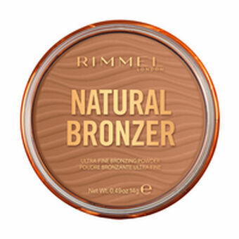 Kompakte bronzingpulver Rimmel London Natural Bronzer Nº 002 Sunbronze