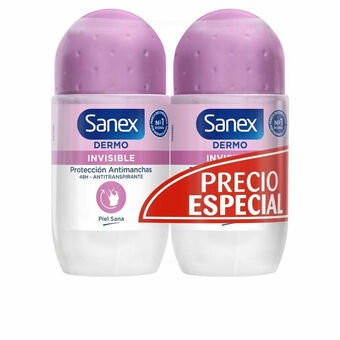 Roll on deodorant Sanex Invisible 2 x 50 ml