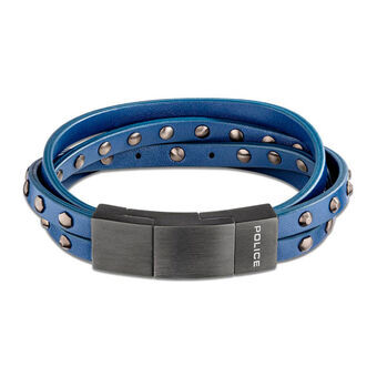 Armbånd til mænd Police PEJGB2009301 Læder 19 cm