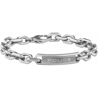 Armbånd til mænd Police PJ26353BSSE.01-L Rustfrit stål 21 cm