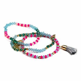 Armbånd Inca Pomponer (3 pcs)