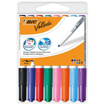 Whiteboard-pen Bic 503844 Multifarvet 8 Dele