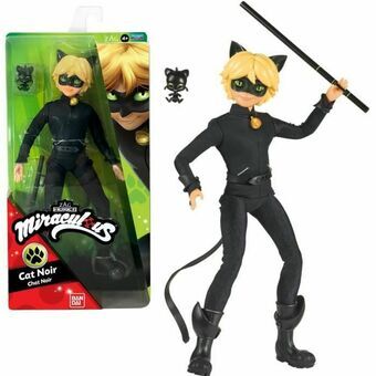 Dukke Bandai Miraculous Ladybug  Cat Noir 26 cm