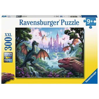 Puslespil Ravensburger 13356 The Dragon\'s Wrath XXL 300 Dele