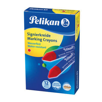 Farvevoks Pelikan 701029 Rød 12 Dele