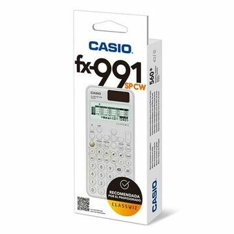 Videnskabelig Cal Casio Blå Hvid