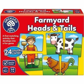 Lærerigt Spil Orchard Farmyard Heads & Tails (FR)