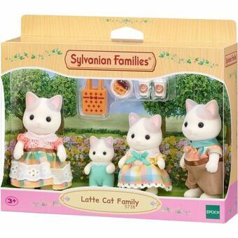 Tilbehør til dukkehus Sylvanian Families 5738 Latte Cat Family