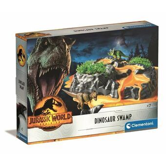 Lærerigt Spil Jurassic World Dinosaur Swamp 35 x 26 x 7 cm