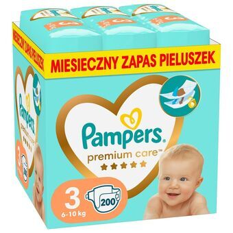 Engangsbleer Pampers 3 (200 enheder)