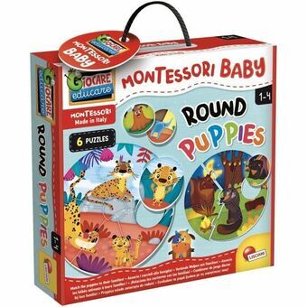 Lærerigt Spil Lisciani Giochi Montessori Baby Round Puppies (FR)