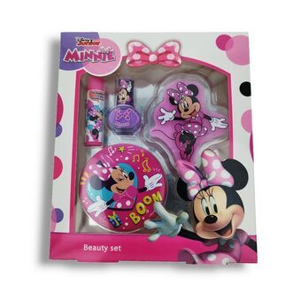 Makeup Sæt til Børn Cartoon Minnie Set Belleza Lote 4 Dele