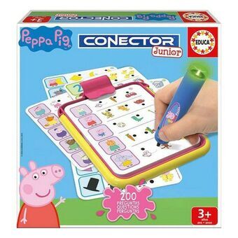 Lærerigt Spil Conector Junior Peppa Pig Educa 16230 Multifarvet (1 Dele)