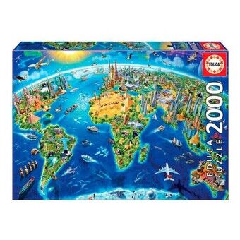 Puslespil Educa World Symbols 17129.0 2000 Dele