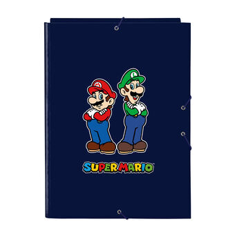 Folder Super Mario Marineblå