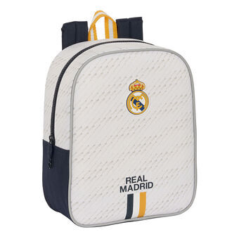 Skoletaske Real Madrid C.F. Hvid 22 x 27 x 10 cm