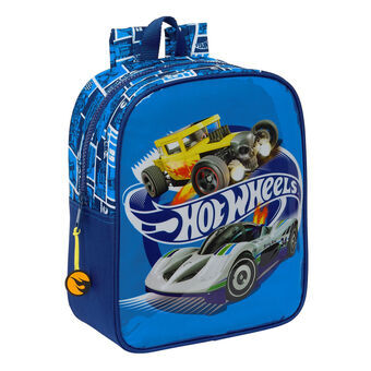 Børnetaske Hot Wheels Sonny Marineblå 22 x 27 x 10 cm