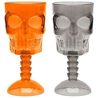 Glas Ø 8 cm Halloween Multifarvet