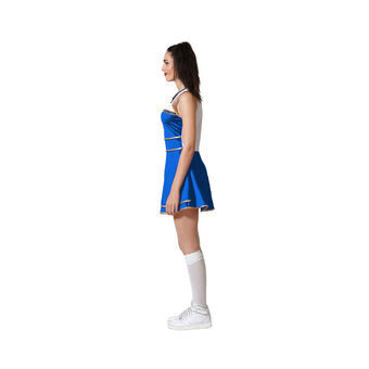 Kostume til voksne Blå Cheerleader - M/L