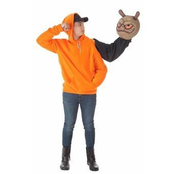 Kostume til voksne Halloween Alien Orange (2 Dele)