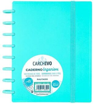 Notesbog Carchivo Ingeniox A5 Mint 100 Ark