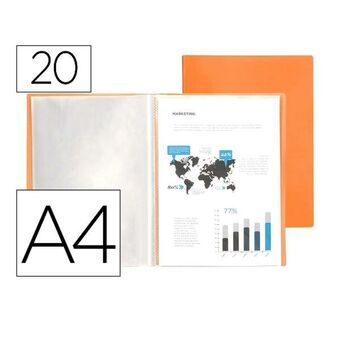 Dokumentmappe Liderpapel EC68 A4 Orange