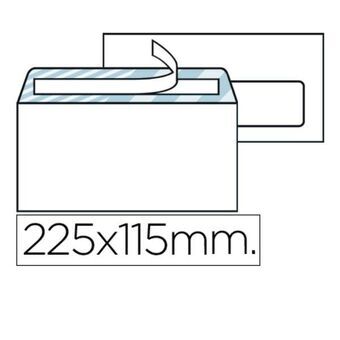 Konvolutter Liderpapel SB07 Hvid Papir 115 x 225 mm (500 enheder)