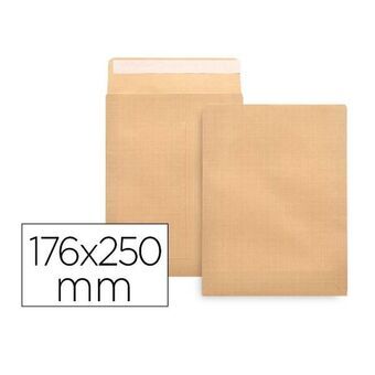 Konvolutter Liderpapel SB57 Orange Papir 176 x 250 mm (25 enheder)