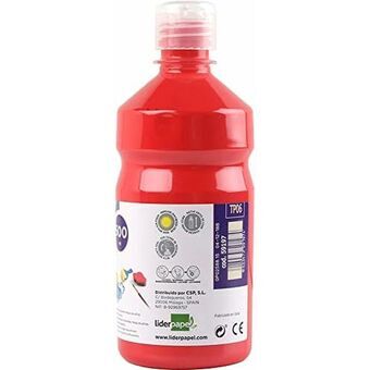 Tempera Liderpapel TP06 Rød 500 ml