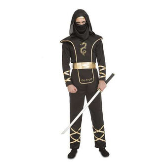 Kostume til voksne My Other Me Sort Ninja Onesize