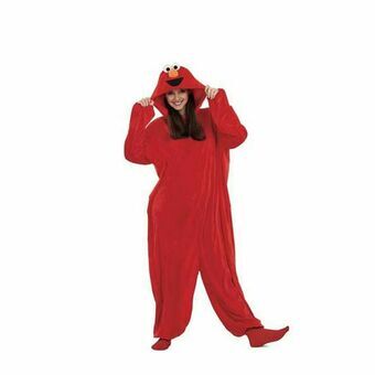 Kostume til voksne My Other Me Sesame Street Elmo (1 Dele)