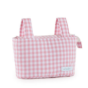 Organisator taske til barnevogn Mi bollito Pink Skærm 15 x 18 x 45 cm