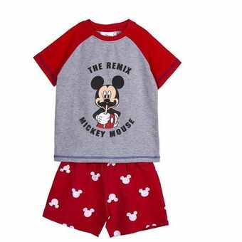 Børnepyjamasser Mickey Mouse Rød Grå