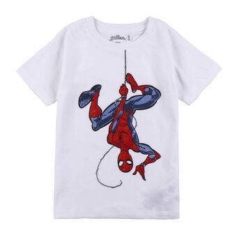 Børne Kortærmet T-shirt Spider-Man Hvid - 2 år