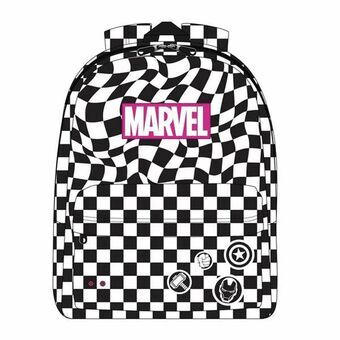 Skoletaske Marvel Sort 32 x 12 x 42 cm