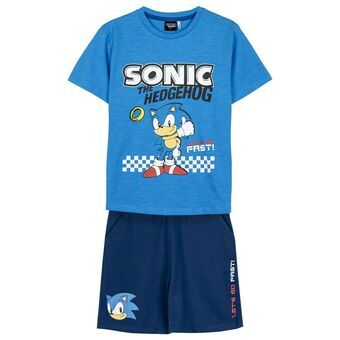 Sæt med tøj Sonic Blå - 10 år