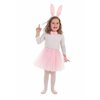 Kostume til børn Tutu Bunny Lyserød 4 Dele Pink