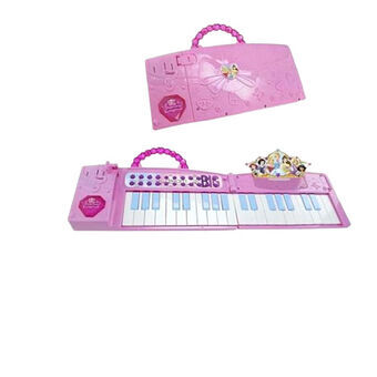 Legetøjsklaver Disney Princess Elektrisk Foldbar Pink