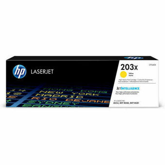 Original toner HP 203X Gul