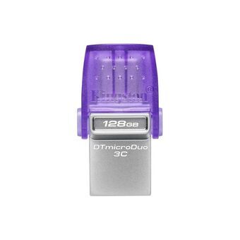 USB-stik Kingston DataTraveler  microDuo 3C 128 GB Lilla