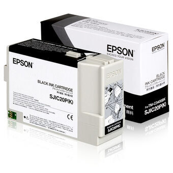 Original blækpatron Epson SJIC20P(K) Sort