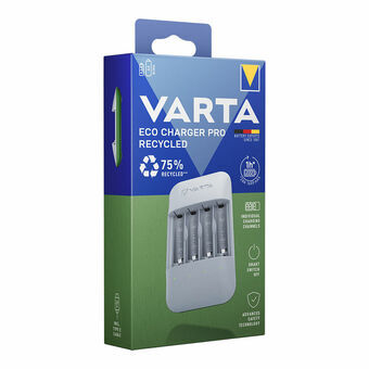 Batteroplader Varta Eco Charger Pro Recycled 4 Batterier