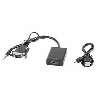 HDMI til VGA Lanberg AD-0021-BK