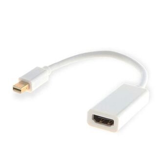 Mini Display Port til HDMI adapter Savio CL-57 Hvid 20 cm