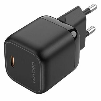 Vægoplader Vention FAKB0-EU Sort 30 W USB-C