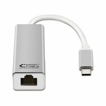 USB 3.0 Gigabit Ethernet adapter NANOCABLE 10.03.0402 Sølvfarvet