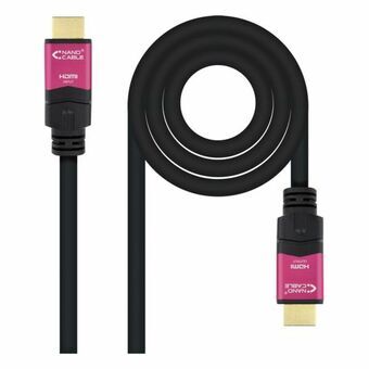 HDMI-kabel NANOCABLE 10.15.3720 4K HDR Sort 20 m